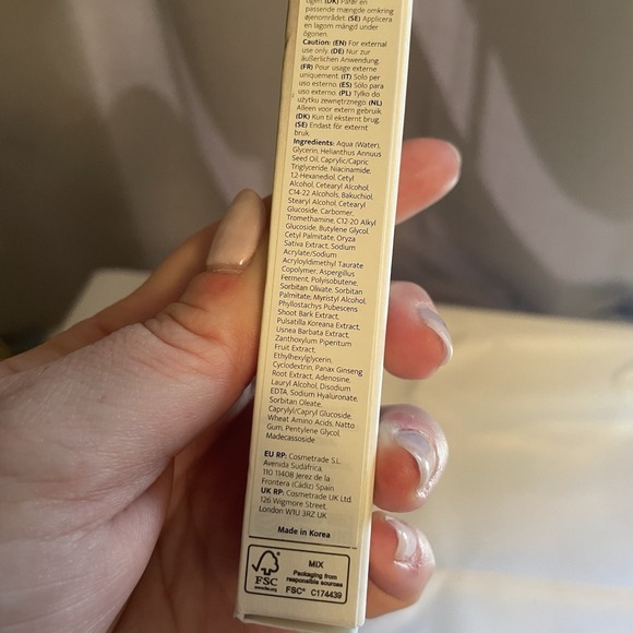 HARUHARU wonder Black Rice Bakuchiol Eye Cream Retinol Alternative New 20ml - Picture 8 of 10